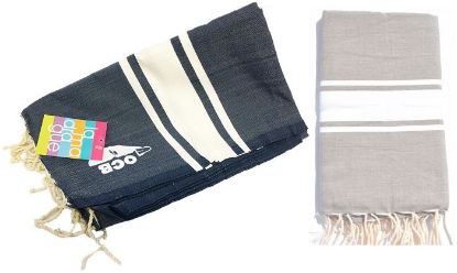 Immagine di TELO MARE COTONE 1pz COLORI ASSORTITI - OCB 100x190cm