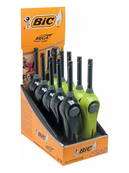 Immagine di ACCENDIGAS BIC MIDI 10pz MEGALIGHTER