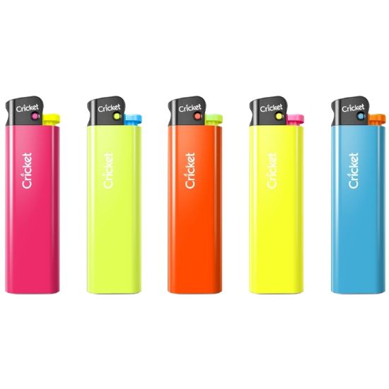 Picture of ACCENDINO CRICKET PIETRINA 50pz COLOR SOLID FLUO