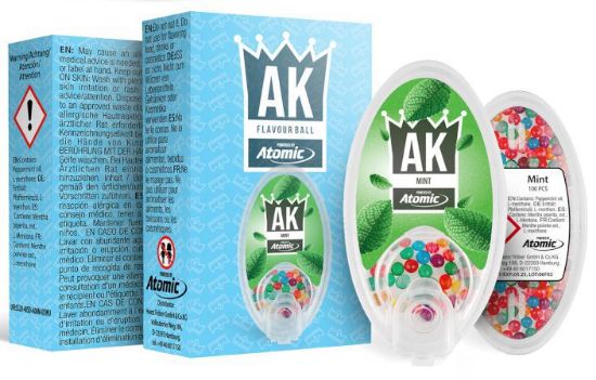 Immagine di AROMA AK BALLS 5x100pz MENTA - AROMATIZZATORE