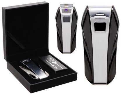 Picture of ACCENDINO REGALO COZY USB 1pz CROMO BLACK X-ARC USB