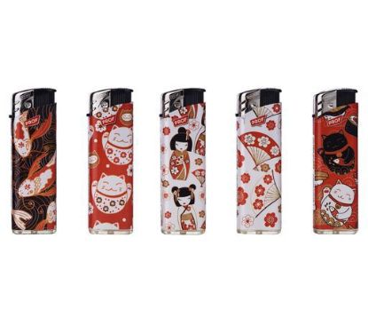 Immagine di ACCENDINO PROF ELETTRONICO 50pz JAPAN - RICARICABILE