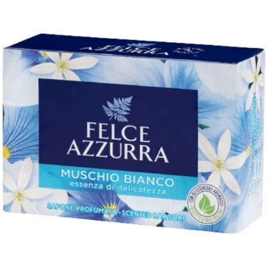Immagine di SAPONE SOLIDO FELCE AZZURRA 1pz MUSCHIO BIANCO