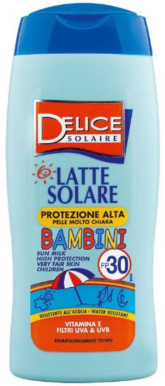 Immagine di SOLARI DELICE LATTE 250ml  FP30+ bambini