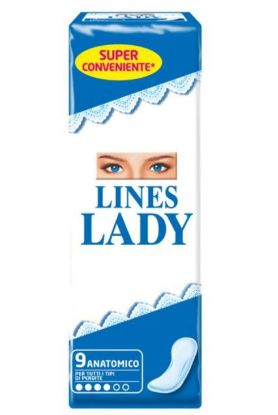Picture of ASSORBENTI LINES LADY ANATOMICO DIST. 9pz