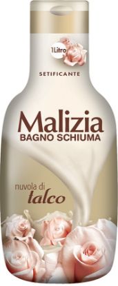 Immagine di BAGNOSCHIUMA MALIZIA NUVOLA TALCO 1000ml  1pz - C12