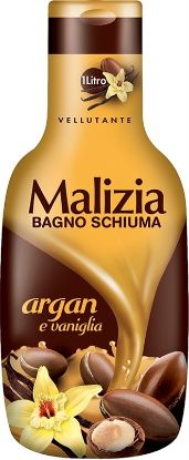 Immagine di BAGNOSCHIUMA MALIZIA ARGAN VANIGLIA  1000ml  1pz - C12