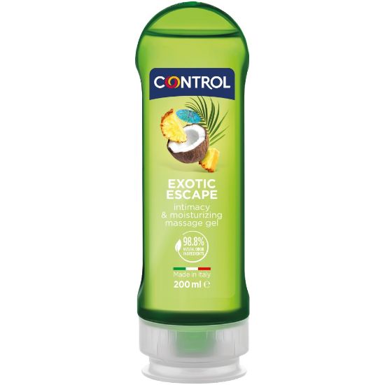 Immagine di GEL MASSAGGIO LUBRIFICANTE CONTROL 200ml 1pz GEL 2in1 EXOTIC ESCAPE