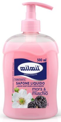 Immagine di SAPONE LIQUIDO MILMIL 1pz 500ml MORA & MUSCHIO - DISPENSER