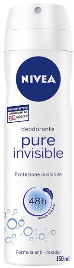 Immagine di DEODORANTE NIVEA F DEO SPRAY 150ml PURE INVISIBLE DONNA