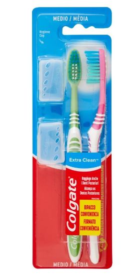 Immagine di SPAZZOLINO COLGATE EXTRA CLEAN 2pz