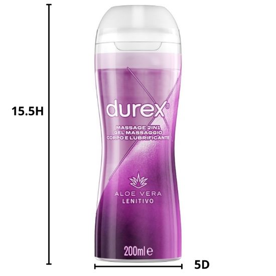 Immagine di GEL MASSAGGIO LUBRIFICANTE 2in1 DUREX ALOE VERA 200ml 1pz