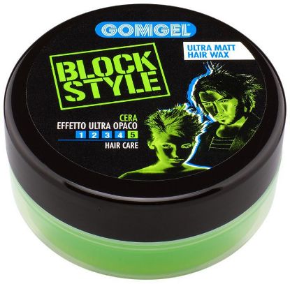 Immagine di CERA EFFETTO OPACO GOMGEL BLOCK STYLE 100ml