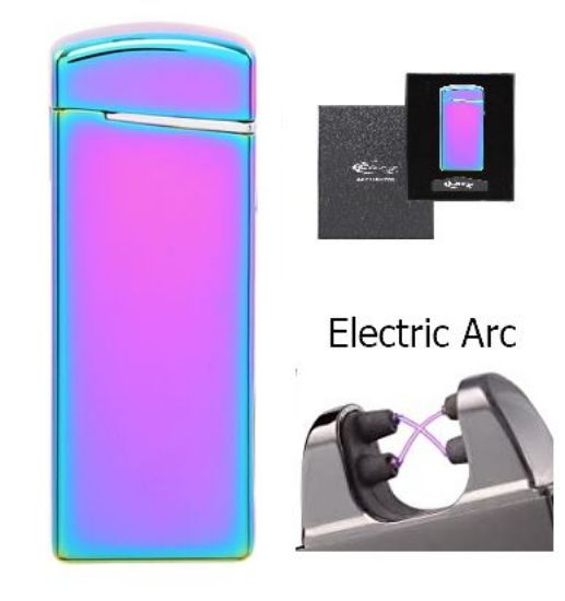 Immagine di ACCENDINO REGALO COZY SLIM USB 1pz RAINBOW X-ARC USB