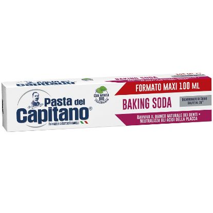 Immagine di DENTIFRICIO PASTA DEL CAPITANO 100ml BAKING SODA - ALITO FRESCO