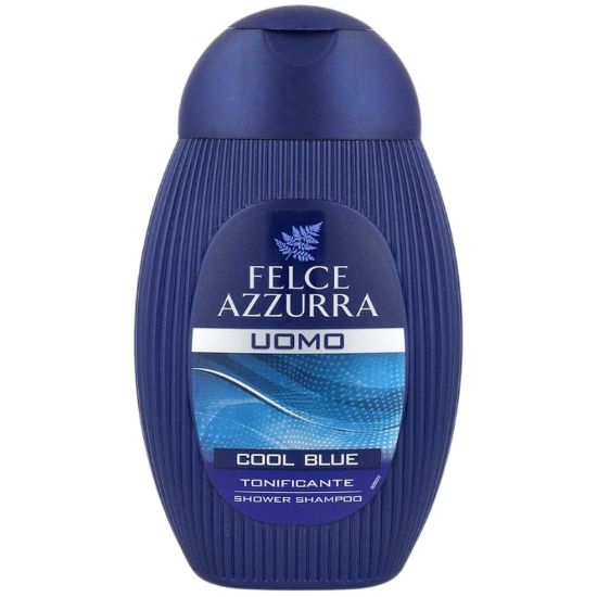 Immagine di DOCCIASCHIUMA SHAMPOO FELCE AZZURRA UOMO COOL BLUE 250ml 1pz PAGLIERI