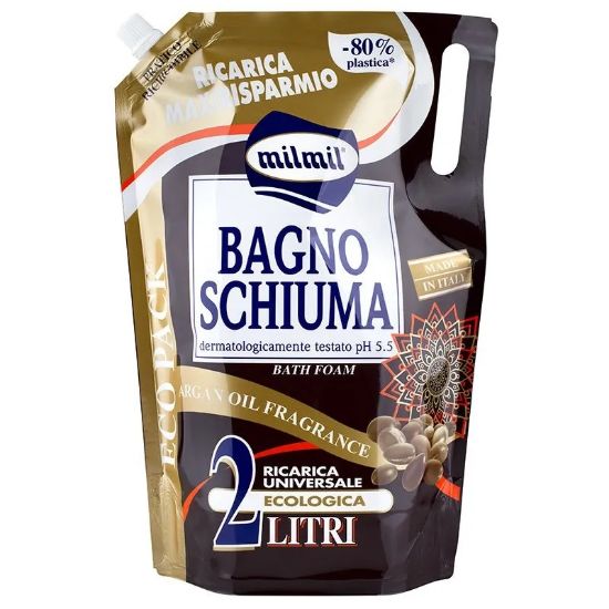Picture of BAGNOSCHIUMA MILMIL 1pz 2000ml ARGAN in busta