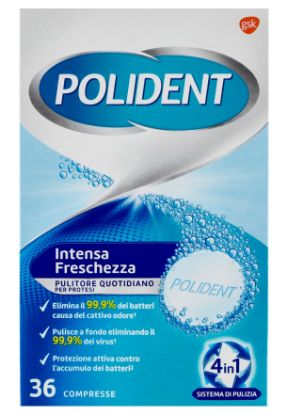 Immagine di POLIDENT PULIZIA COMPRESSE x36 TRIPLA FRESCH
