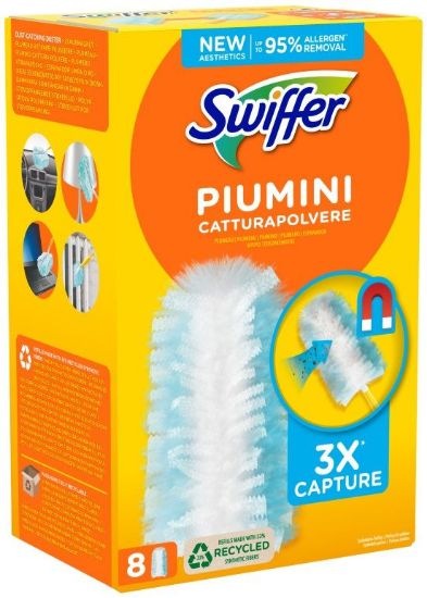 Immagine di SWIFFER DUSTER RICARICA 8 PIUMINI x6pz