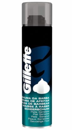 Immagine di SCHIUMA DA BARBA GILLETTE 300ml 1pz SENSIBILI VERDE SCURO