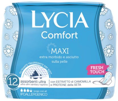 Immagine di ASSORBENTI LYCIA ULTRA LUNGO ALI 1x12pz AZZURRO