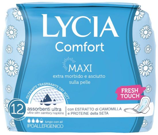 Immagine di ASSORBENTI LYCIA ULTRA LUNGO ALI 1x12pz AZZURRO