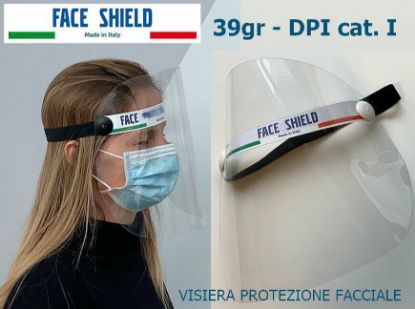 Immagine di COPRIVISO VISIERA PROTEZIONE FACCIALE 1pz 39gr - DPI cat. I