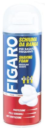 Immagine di SCHIUMA DA BARBA FIGARO 400ml 1pz NORMALE BLU ROSSO