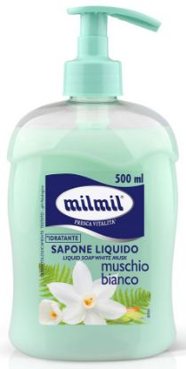 Immagine di SAPONE LIQUIDO MILMIL 1pz 500ml MUSCHIO BIANCO - DISPENSER