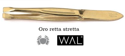 Immagine di PINZA PINZETTA ORO 309S RETTA STRETTA 1pz WAL