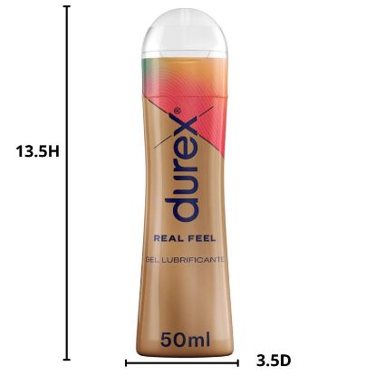 Immagine di GEL TOP MASSAGGIO LUBRIFICANTE DUREX REAL FEEL PLEASURE 50ml 1pz