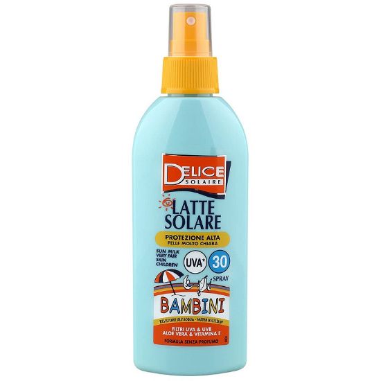 Immagine di SOLARI DELICE BABY LATTE SPRAY 150ml FP30 PROTEZIONE ALTA - C12