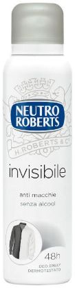 Immagine di DEODORANTE NEUTRO ROBERTS SPRAY 150ml INVISIBILE