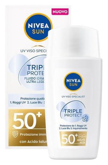 Immagine di SOLARI NIVEA CREMA VISO TRIPLE PROTECTION 40ml FP50+