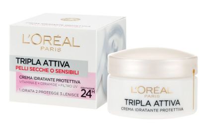 Immagine di CREMA L'OREAL ATT TRIPLA CR GIO 50 SEC/SENS C6x26 ROSA