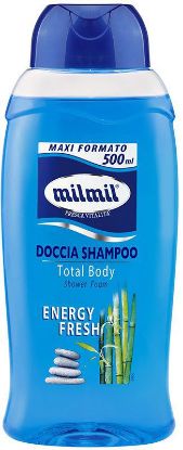 Immagine di DOCCIASCHIUMA SHAMPOO MILMIL 500ml 1pz ENERGY FRESH