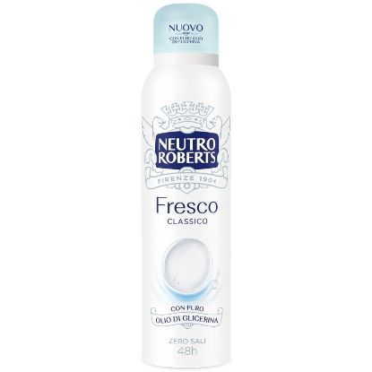 Immagine di DEODORANTE NEUTRO ROBERTS SPRAY 150ml FRESCO AZZURRO