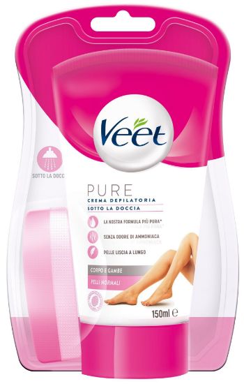 Immagine di DEPILAZIONE VEET PURE CREMA S/DOC 150 NORM ROSA