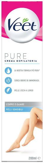 Immagine di DEPILAZIONE VEET PURE CREMA TB 200 SENS AZZ