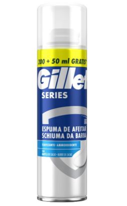 Immagine di SCHIUMA DA BARBA GILLETTE SERIES SCHIUMA 250ml RIVITALIZZANTE BURRO