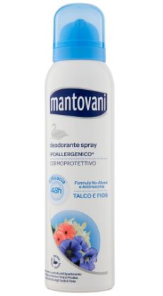 Immagine di DEODORANTE MANTOVANI SPRAY VERDE 1pz 150ml TALCO FIORI