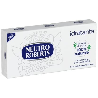 Immagine di SAPONE SOLIDO NEUTRO ROBERTS 100x3pz  HYDRA BIANCO