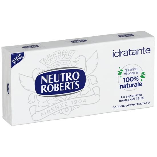 Immagine di SAPONE SOLIDO NEUTRO ROBERTS 100x3pz  HYDRA BIANCO