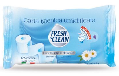 Immagine di SALVIETTE FRESH CLEAN CARTA IGIENICA 12pz UMIDIFICATA