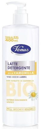 Immagine di LATTE DETERGENTE VENUS 400ml CAMOMILLA BIO - P/SECCHE