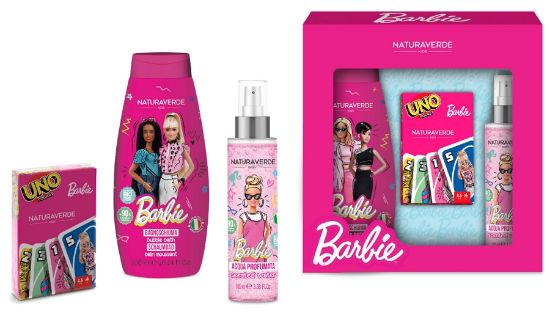 Picture of COFANETTO KID MATTEL BARBIE ETV 50+BURROCAC+CARTE UNO