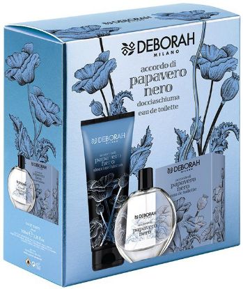 Immagine di COFANETTO DEBORAH COF ACCORDO PAPAVERO NERO EDT 100+DOC 250 C3