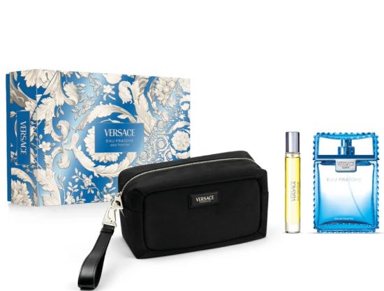 Immagine di COFANETTO VERSACE MAN FRAICHE COF etv 100+travel 10+TROUSSE
