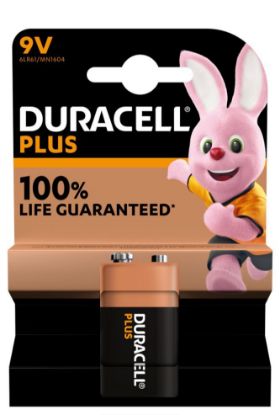 Immagine di BATTERIE DURACELL PLUS 9v TRANSISTOR MN1604 1pz PLUS POWER