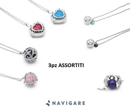 Immagine di COLLANA DONNA NAVIGARE 3pz + SCATOLA REGALO BRACCIALE DONNA NAVIGARE 6pz + SCATOLA REGALO (promo senza sacchetto)